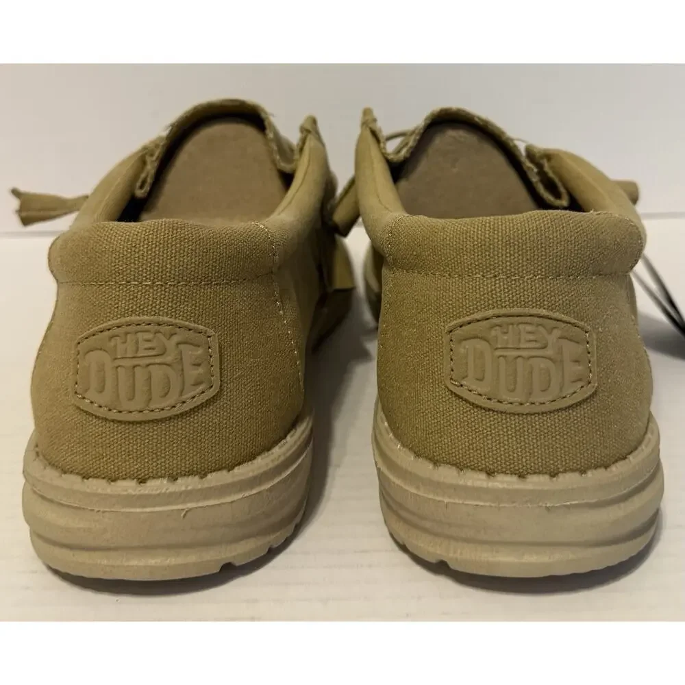 Hey Dude Wally Washed Canvas Navy Men’s Size 14 NEW NIB
